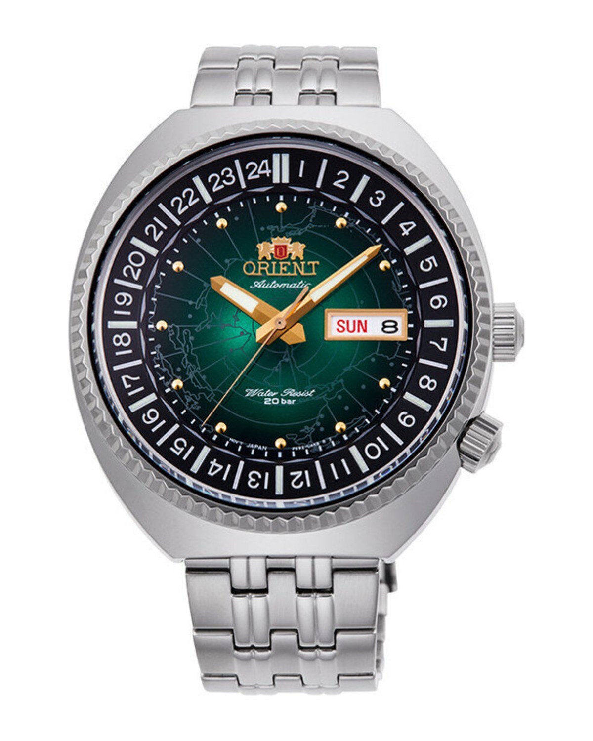 Orient World Map RA-AA0E02E39B Otomatik Erkek Kol Saati